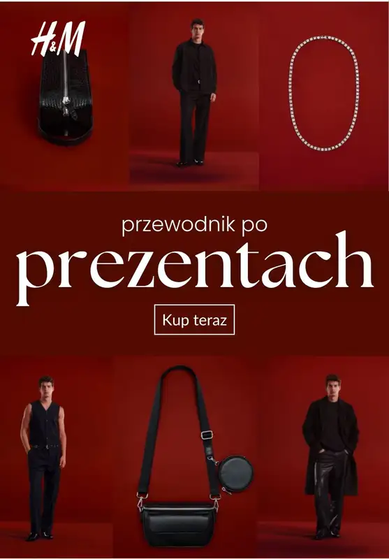 H&M - gazetka promocyjna Przewodnik po prezentach dla niego od poniedziałku 17.11 