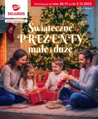 Selgros - gazetka promocyjna Katalog Prezenty od czwartku 20.11 do środy 03.12