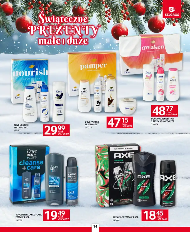 Selgros - gazetka promocyjna Katalog Prezenty od czwartku 20.11 do środy 03.12 - strona 14