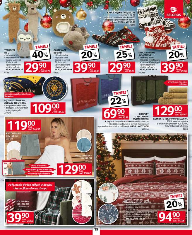 Selgros - gazetka promocyjna Katalog Prezenty od czwartku 20.11 do środy 03.12 - strona 19