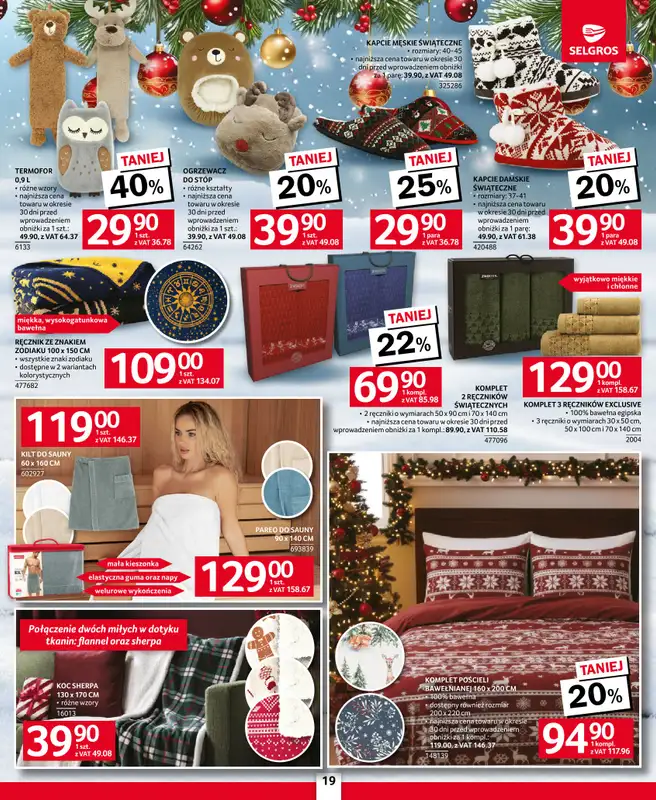 Selgros - gazetka promocyjna Katalog Prezenty od czwartku 20.11 do środy 03.12 - strona 19