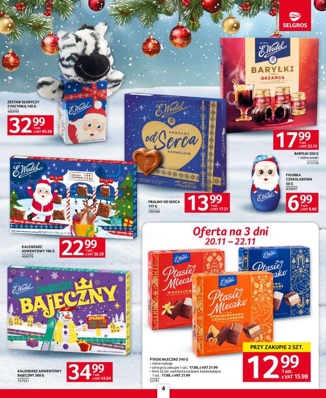 Selgros - gazetka promocyjna Katalog Prezenty od czwartku 20.11 do środy 03.12 - strona 4