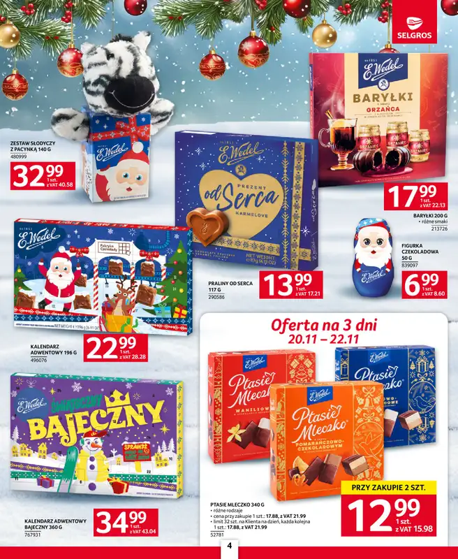 Selgros - gazetka promocyjna Katalog Prezenty od czwartku 20.11 do środy 03.12 - strona 4