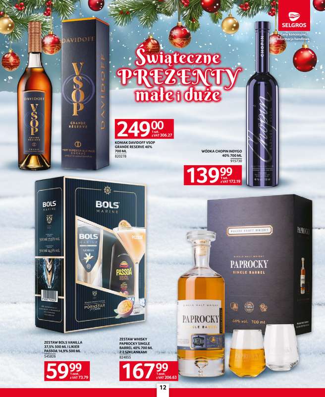 Selgros - gazetka promocyjna Katalog Prezenty od czwartku 20.11 do środy 03.12 - strona 12