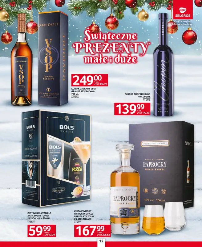 Selgros - gazetka promocyjna Katalog Prezenty od czwartku 20.11 do środy 03.12 - strona 12