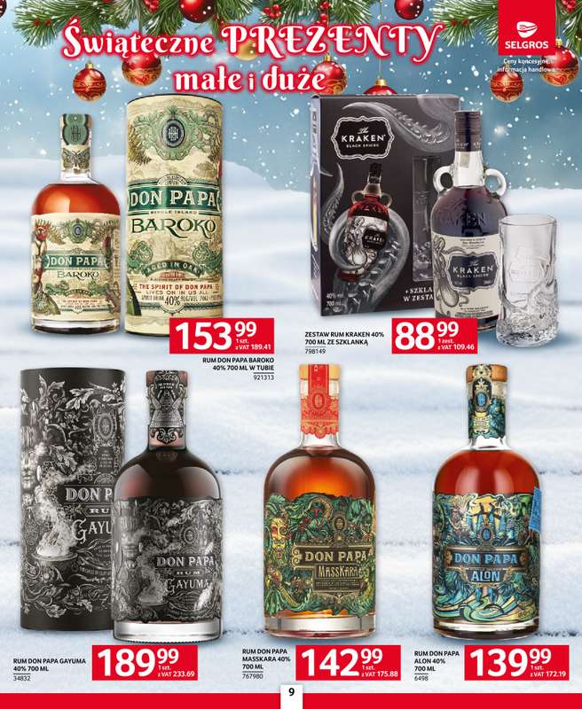 Selgros - gazetka promocyjna Katalog Prezenty od czwartku 20.11 do środy 03.12 - strona 9