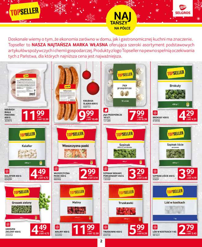 Selgros - gazetka promocyjna Katalog Topseller od czwartku 20.11 do środy 03.12 - strona 2
