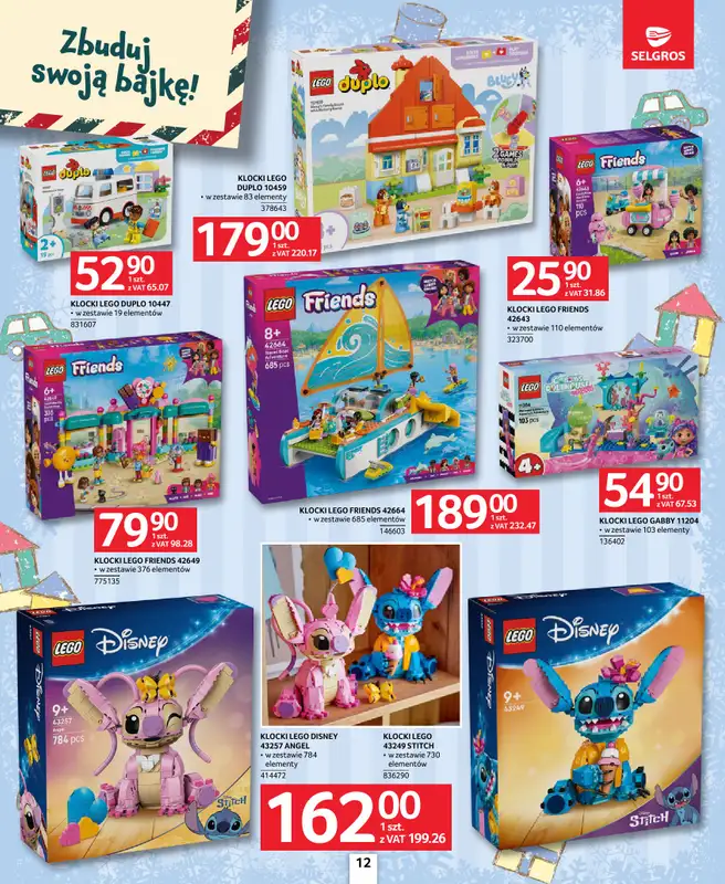Selgros - gazetka promocyjna Katalog Zabawki od czwartku 20.11 do środy 03.12 - strona 12