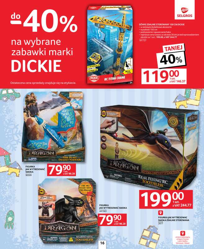 Selgros - gazetka promocyjna Katalog Zabawki od czwartku 20.11 do środy 03.12 - strona 16