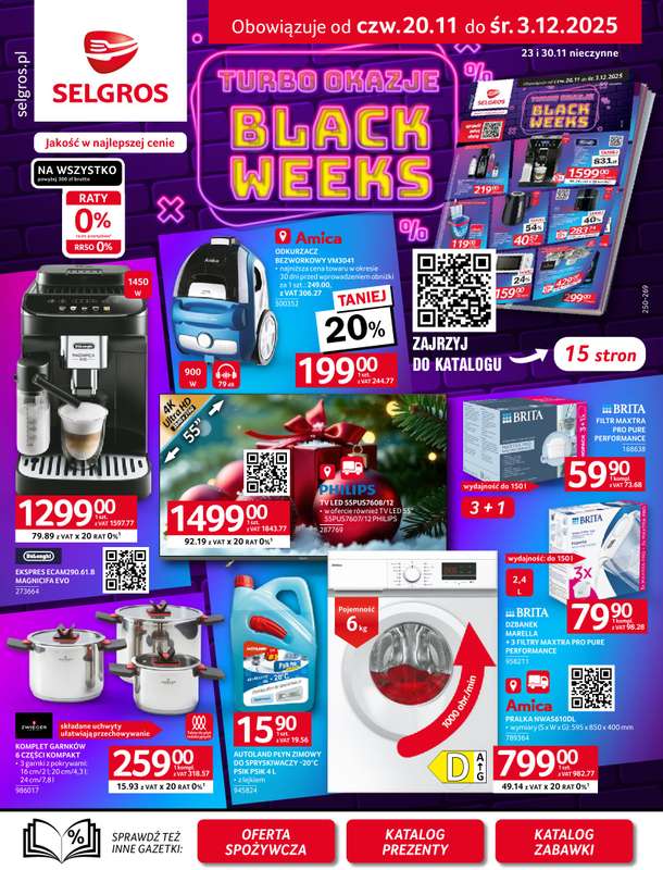 Selgros - gazetka promocyjna Oferta przemysłowa od czwartku 20.11 do środy 03.12