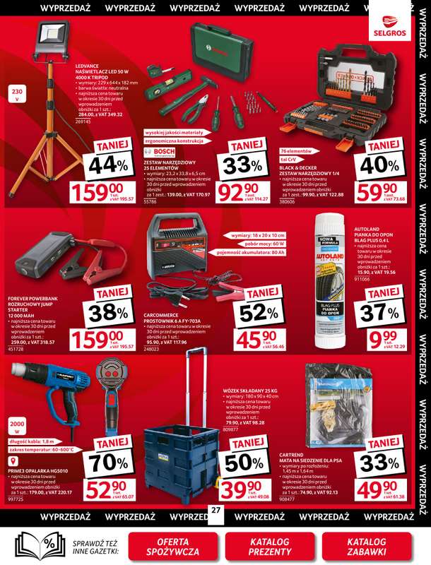 Selgros - gazetka promocyjna Oferta przemysłowa od czwartku 20.11 do środy 03.12 - strona 29
