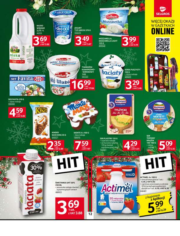 Selgros - gazetka promocyjna Oferta spożywcza od czwartku 20.11 do środy 03.12 - strona 12