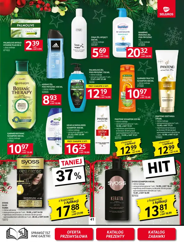 Selgros - gazetka promocyjna Oferta spożywcza od czwartku 20.11 do środy 03.12 - strona 41