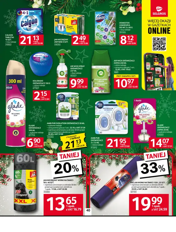 Selgros - gazetka promocyjna Oferta spożywcza od czwartku 20.11 do środy 03.12 - strona 40