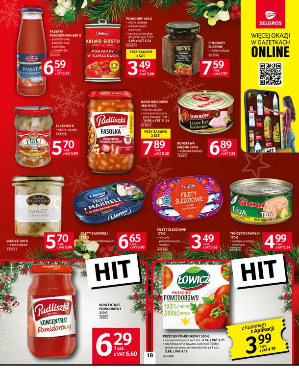 Selgros - gazetka promocyjna Oferta spożywcza od czwartku 20.11 do środy 03.12 - strona 18