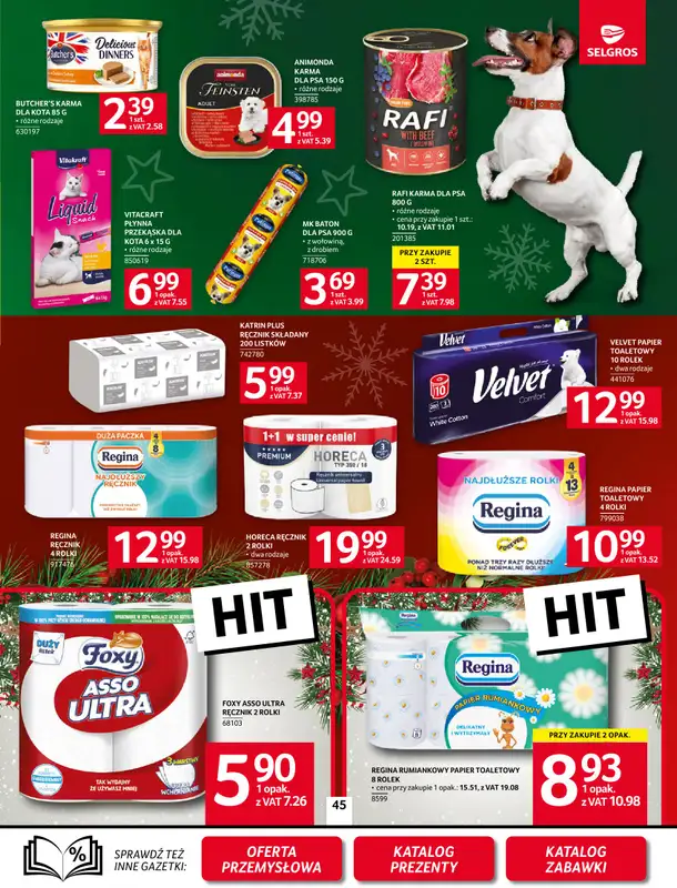 Selgros - gazetka promocyjna Oferta spożywcza od czwartku 20.11 do środy 03.12 - strona 45