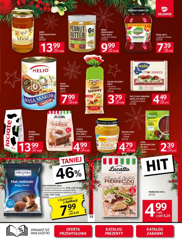 Selgros - gazetka promocyjna Oferta spożywcza od czwartku 20.11 do środy 03.12 - strona 15