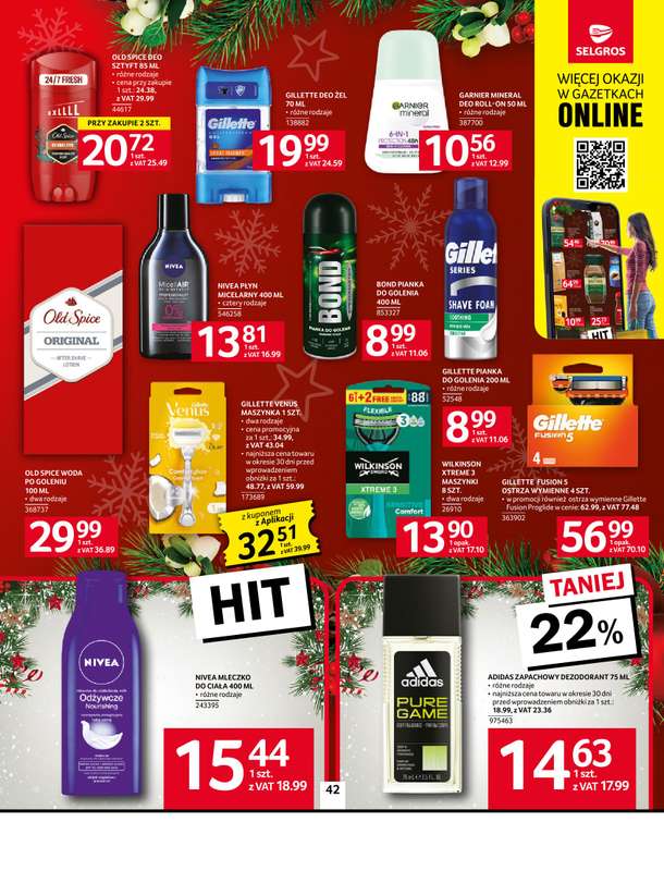Selgros - gazetka promocyjna Oferta spożywcza od czwartku 20.11 do środy 03.12 - strona 42