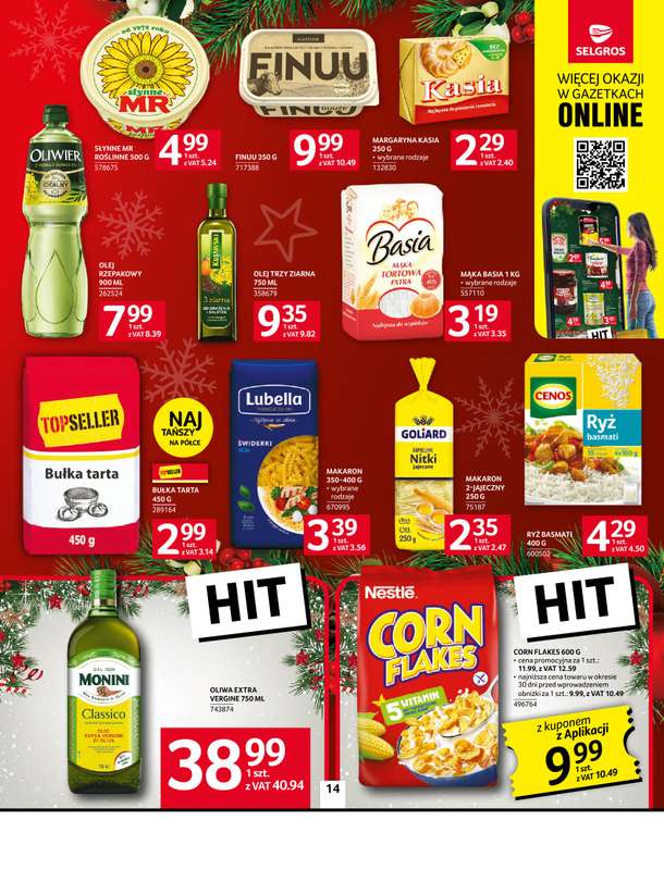 Selgros - gazetka promocyjna Oferta spożywcza od czwartku 20.11 do środy 03.12 - strona 14
