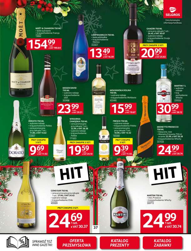 Selgros - gazetka promocyjna Oferta spożywcza od czwartku 20.11 do środy 03.12 - strona 37
