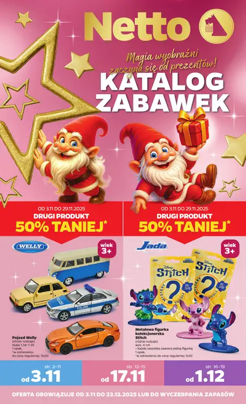 Netto - gazetka promocyjna Katalog zabawek od poniedziałku 03.11 do wtorku 23.12