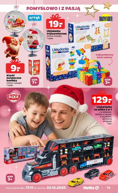 Netto - gazetka promocyjna Katalog zabawek od poniedziałku 03.11 do wtorku 23.12 - strona 13