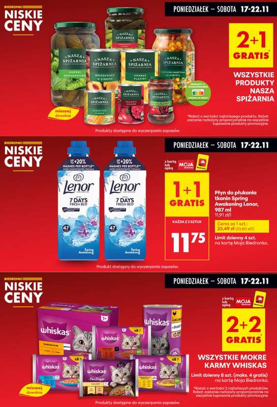 Biedronka - gazetka promocyjna Biedronkowe oszczędności od poniedziałku 17.11 do środy 19.11 - strona 7