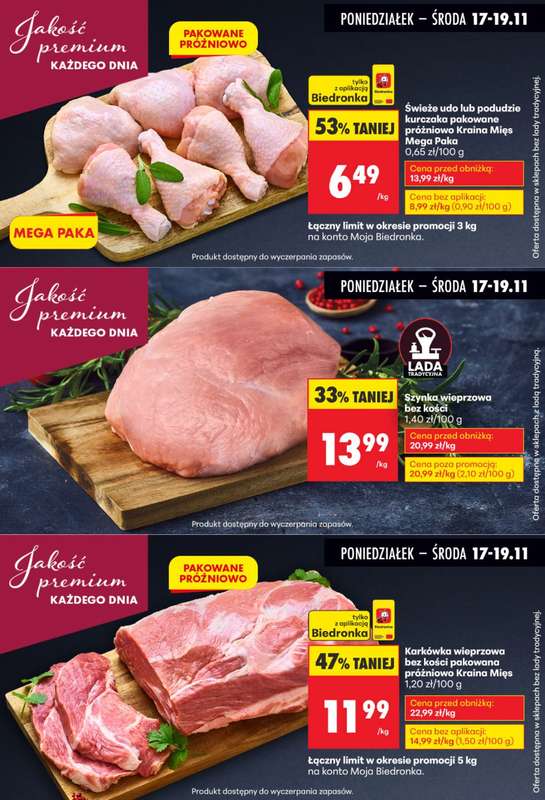 Biedronka - gazetka promocyjna Biedronkowe oszczędności od poniedziałku 17.11 do środy 19.11 - strona 4