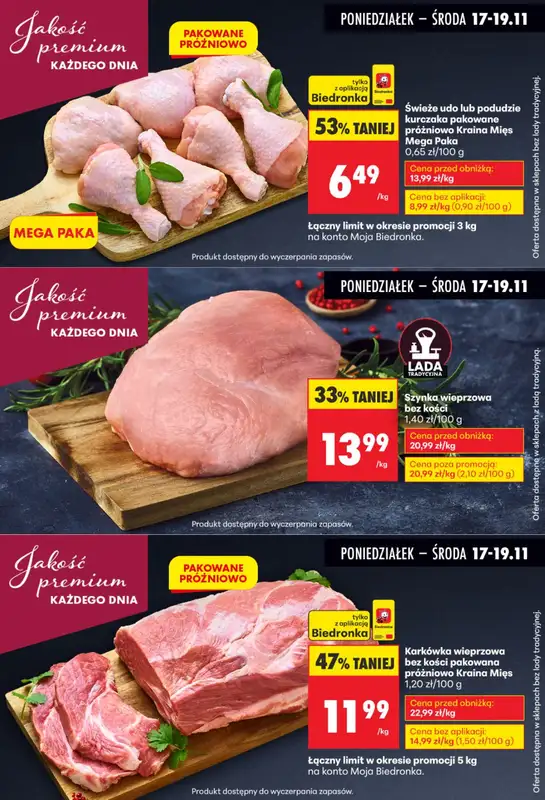 Biedronka - gazetka promocyjna Biedronkowe oszczędności od poniedziałku 17.11 do środy 19.11 - strona 4