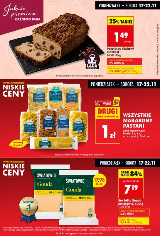 Biedronka - gazetka promocyjna Biedronkowe oszczędności od poniedziałku 17.11 do środy 19.11 - strona 5