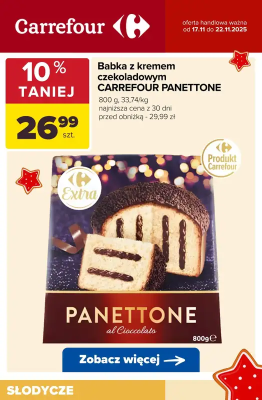 Carrefour - gazetka promocyjna ŚWIĄTECZNE SŁODKOŚCI - w super cenach! od wtorku 18.11 do soboty 22.11 - strona 8