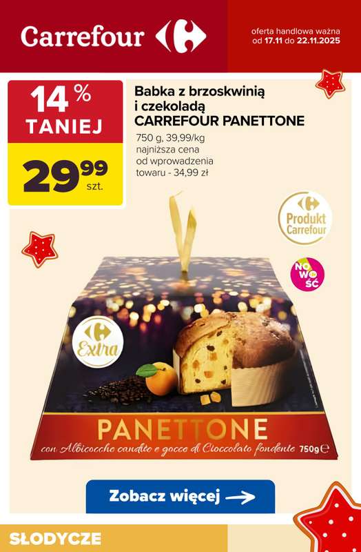 Carrefour - gazetka promocyjna ŚWIĄTECZNE SŁODKOŚCI - w super cenach! od wtorku 18.11 do soboty 22.11 - strona 5