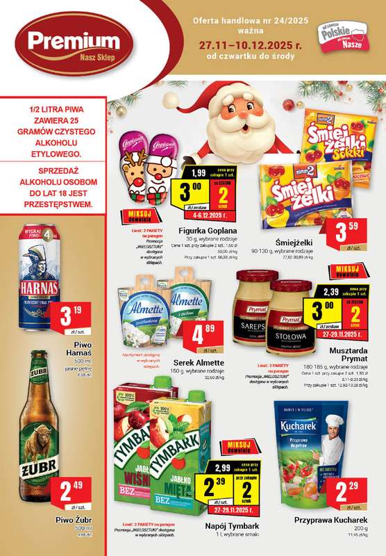 Premium - gazetka promocyjna Gazetka Premium od czwartku 27.11 do środy 10.12