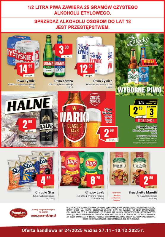 Premium - gazetka promocyjna Gazetka Premium od czwartku 27.11 do środy 10.12 - strona 6