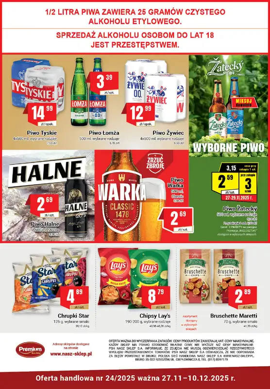 Premium - gazetka promocyjna Gazetka Premium od czwartku 27.11 do środy 10.12 - strona 6