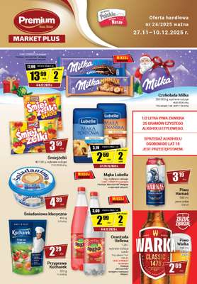 Premium - gazetka promocyjna Gazetka Premium Market Plus od czwartku 27.11 do środy 10.12