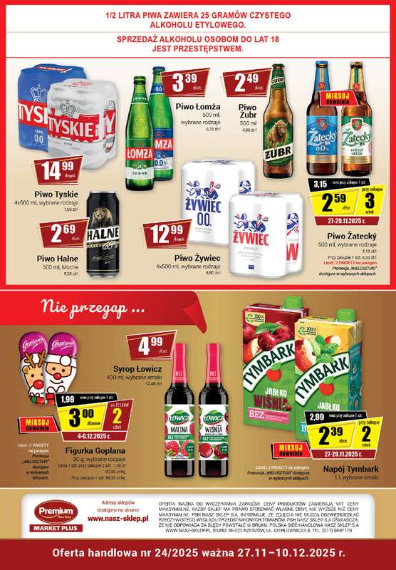 Premium - gazetka promocyjna Gazetka Premium Market Plus od czwartku 27.11 do środy 10.12 - strona 8