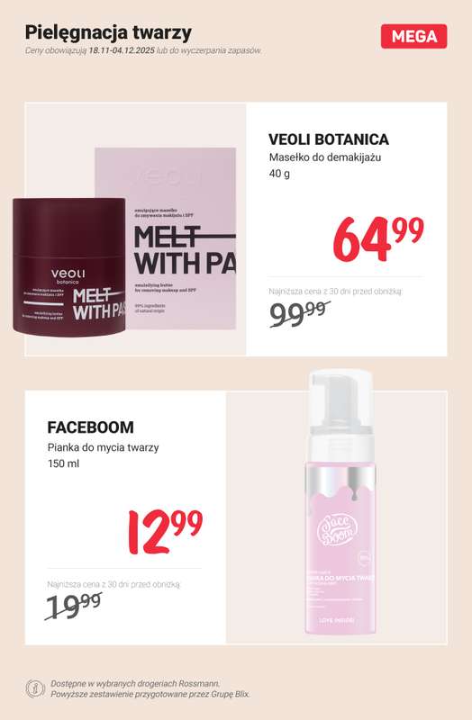 Rossmann - gazetka promocyjna MEGA promocje z nowej gazetki od wtorku 18.11 do czwartku 04.12 - strona 4
