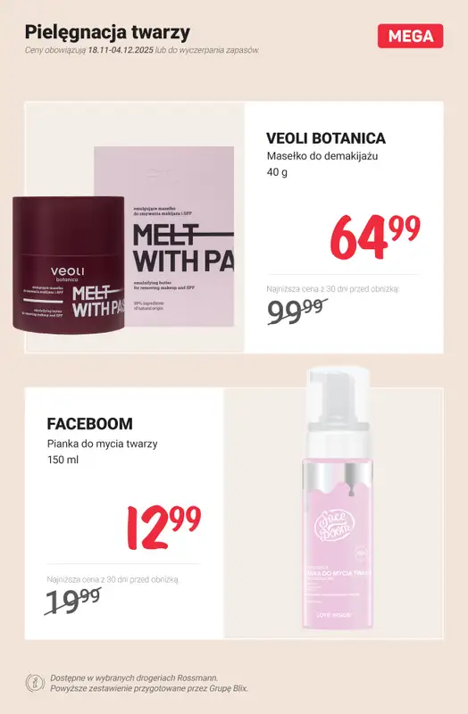 Rossmann - gazetka promocyjna MEGA promocje z nowej gazetki od wtorku 18.11 do czwartku 04.12 - strona 4