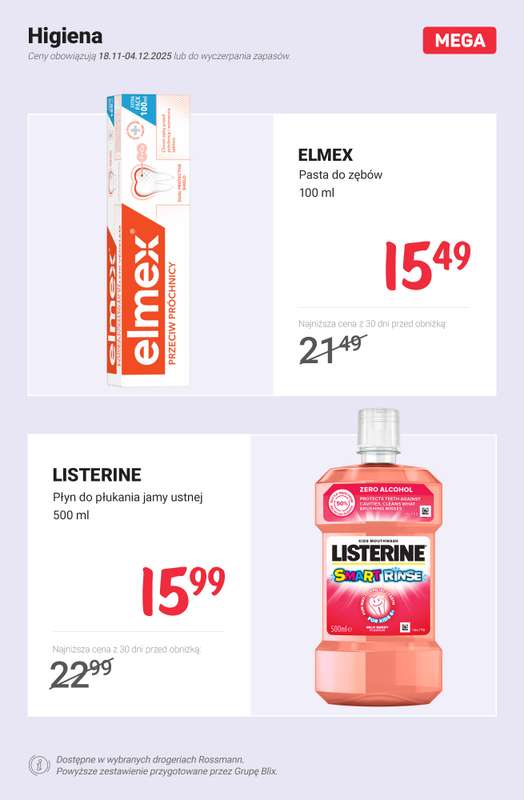 Rossmann - gazetka promocyjna MEGA promocje z nowej gazetki od wtorku 18.11 do czwartku 04.12 - strona 9
