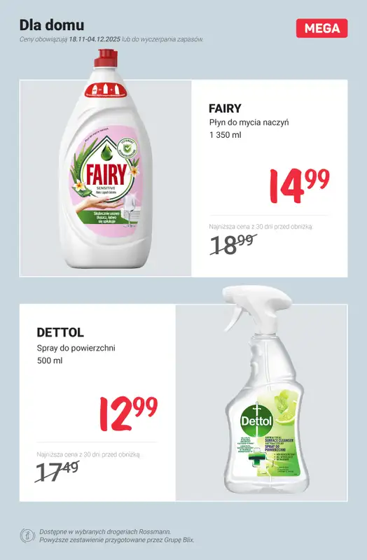 Rossmann - gazetka promocyjna MEGA promocje z nowej gazetki od wtorku 18.11 do czwartku 04.12 - strona 12