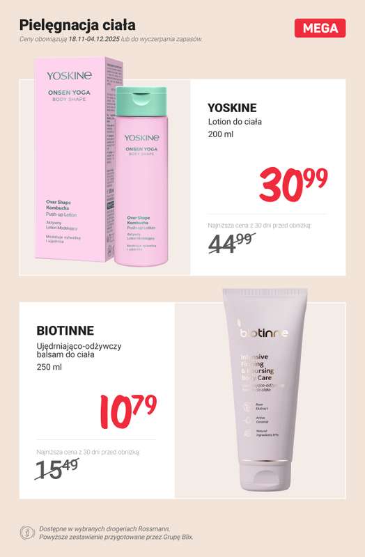 Rossmann - gazetka promocyjna MEGA promocje z nowej gazetki od wtorku 18.11 do czwartku 04.12 - strona 6