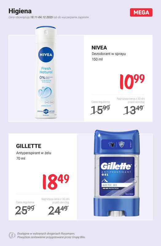 Rossmann - gazetka promocyjna MEGA promocje z nowej gazetki od wtorku 18.11 do czwartku 04.12 - strona 8