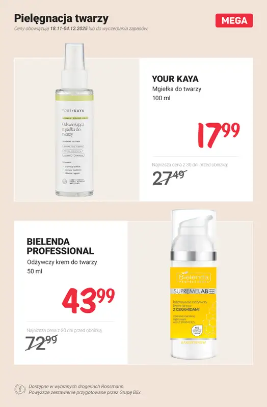 Rossmann - gazetka promocyjna MEGA promocje z nowej gazetki od wtorku 18.11 do czwartku 04.12 - strona 5