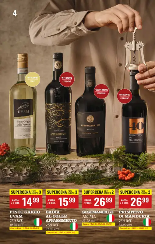 Biedronka - gazetka promocyjna Czas na Toast! od poniedziałku 17.11 do soboty 29.11 - strona 4