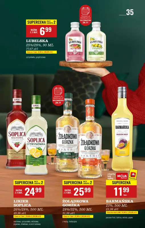 Biedronka - gazetka promocyjna Czas na Toast! od poniedziałku 17.11 do soboty 29.11 - strona 35