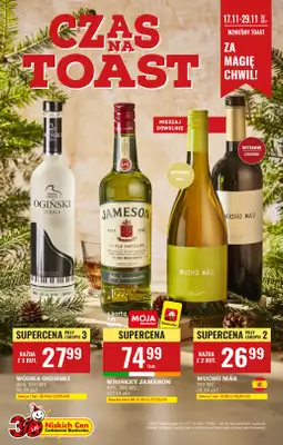Biedronka - gazetka promocyjna Czas na Toast! od poniedziałku 17.11 do soboty 29.11