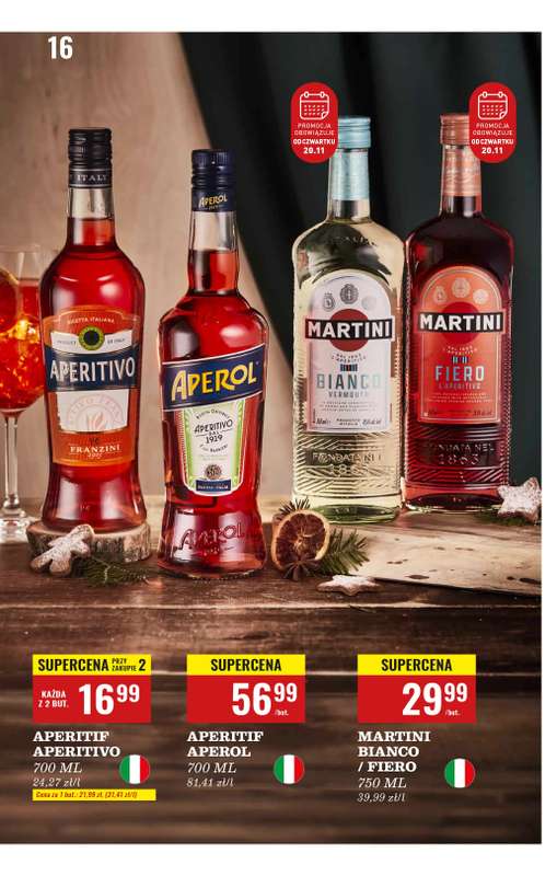 Biedronka - gazetka promocyjna Czas na Toast! od poniedziałku 17.11 do soboty 29.11 - strona 16