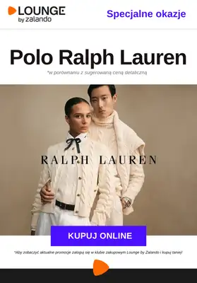 Lounge by Zalando - gazetka promocyjna Specjalne okazje: Polo Ralph Lauren od poniedziałku 17.11 do czwartku 20.11