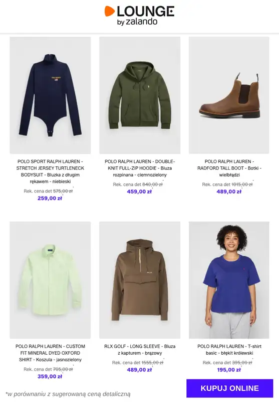 Lounge by Zalando - gazetka promocyjna Specjalne okazje: Polo Ralph Lauren od poniedziałku 17.11 do czwartku 20.11 - strona 7
